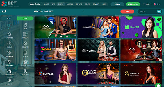 22bet Casino