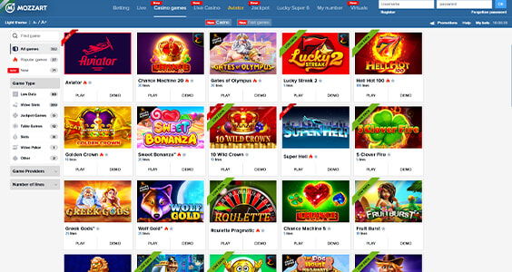 Mozzart Casino